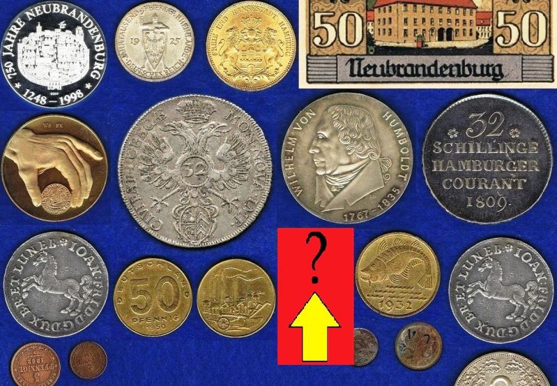 Münzen-Collage
